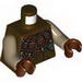 Torso Leather Armour Print / Dark Tan Arms / Reddish Brown Hands