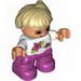Набор LEGO CHILD FIGURE NO 1 LAURA, Темно-розовый