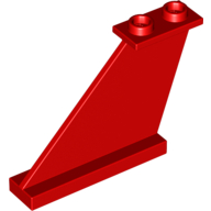 Набор LEGO Tail 4 x 1 x 3 with White Air Canada Logo Print on Both Sides (611-2), Bright Light Orange