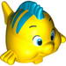 Duplo Fish with Large Eyes and Stripes on Top Print (Flounder / Fabius)