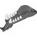 Dragon Head (Ninjago) Lower Jaw with White Teeth and Black Spines Print