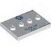 Tile Special 3 x 4 with 4 Studs in Centre with 'TEAM GB' and Olympic Rings Print