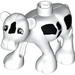 Duplo Cow Baby (Calf) Front Leg Forward with Black Spots Print