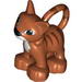 Duplo Cat, Kitten Striped with White Chest and Mouth Print