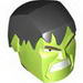Набор LEGO Large Figure Head Modified Super Heroes Hulk Print, Лайм