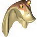 Набор LEGO Minifig Head Modified - Gungan Type 2 with Flesh Top Print, Tan