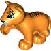 Набор LEGO Duplo Tiger Cub, Raised Paw, Оранжевый