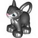 Duplo Kitten Solid with White Chest and Mouth Print