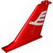 Tail 14 x 2 x 8 with White Airline Bird Print