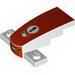 Набор LEGO Wedge 4 x 2 x 1 1/3 with 1 x 4 Base with Mouth and Number 1 on Red Background Print (Francesco), Белый