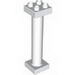 Duplo Support Column 2 x 2 x 6 Round with Open Latticed Back