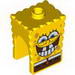 Minifig Head Modified SpongeBob SquarePants with Bottom Teeth Print