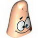 Minifig Head Modified Patrick with Tongue Out Print