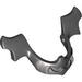 Набор LEGO Minifig Visor Chin Guard Elaborate with Silver Fangs Print, Черный