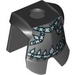 Minifig Breastplate with Leg Protection, Evil Knight Silver Diamond Print