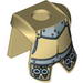Minifig Breastplate with Leg Protection, Conquistador Silver Buckles Print