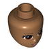 Head Modified Friends with Brown Eyes, Bright Pink Lips and Open Mouth Print