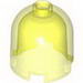 Набор LEGO Brick Round 2 x 2 x 1 2/3 Dome Top [Hollow Stud], Trans-Neon Green