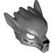 Minifig Mask Wolf with Fangs, Light Bluish Gray Fur and Ears Print