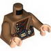 Torso LotR Coat with Brown Shirt and Belt with Pouch Print / Medium Dark Flesh Arms / Light Flesh Hands