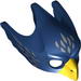 Minifig Mask Bird (Eagle) with Yellow Beak and Silver Feathers Print
