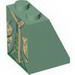 Slope 65В° 2 x 2 x 2 with Bottom Tube with Layered Dress with Dark Green Skirt and Gold Belt Print
