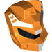 Набор LEGO Minifig Head Modified - Galaxy Squad Robot with Black Visor and White Forehead Print, Оранжевый