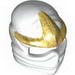 Minifig Headgear Ninjago Wrap with Gold 3 Point Emblem Print