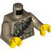 Torso Monster Fighters with Ammunition Belt Print / Dark Tan Arms / Yellow Hands