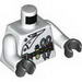 Torso Monster Fighters Scientist with Lab Coat and Tool Belt Print / White Arms / Black Hands