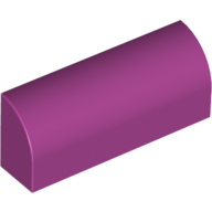 Набор LEGO Brick 1 x 4 x 1 1/3 No Studs, Curved Top, with Raised Inside Support, Светлый сине-серый