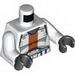 Torso Republic Trooper Armour with Orange Stripe Print / White Arms / Black Hands