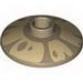 Dish 2 x 2 Inverted Radar [Tan Mushroom Print]