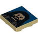 Tile Special 2 x 2 Inverted with Thorin Oakenshield on Blue Background Print