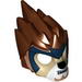 Minifig Mask Chima Lion with Tan Face and Dark Blue Headpiece Print