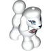 Friends Poodle with Pink Collar, Blue Eyes, Black Nose and Mouth Print