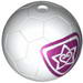 Набор LEGO Soccer Ball with Magenta Outlined Heart and Star Print [41011], Белый