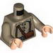 Torso LotR Shirt with Brown Belt Print (Samwise) / Dark Tan Arms / Light Flesh Hands