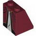 Slope 65В° 2 x 2 x 2 with Bottom Tube with White Inset with Black and Gold Trim Dress Print
