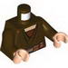 Torso SW Layered Shirt, Datk Orange Belt Print (Saesee Tiin) / Dark Brown Arms / Light Flesh Hands