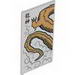 Glass for Window 1 x 4 x 6 with Dragon Tail Print