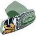 Hero Factory Armor with Ball Joint Socket - Size 5 with 'ROCKA 3.0' and Gold Lion Head Print
