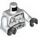Torso SW Armor Stormtrooper, Detailed Armor, Dirt Stains Print / White Arms / Black Hands