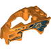 Fly Wheel Fairing Lion Shape with Gold and Blue Feathers Print (70102)
