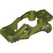 Fly Wheel Fairing Crocodile Shape with Reddish Brown and White Crocodile Print (70115)