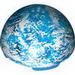 Hemisphere 11 x 11 - 4 Studs on Top with Kamino Black / Blue / White Planet Print [75006]