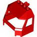 Набор LEGO Windscreen 4 x 6 x 4 Cab with Hinge and 1 x 4 Bottom Cutout and Fire Dept. Print [4657], Красный