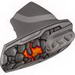 Hero Factory Armor with Ball Joint Socket - Size 5 with Rock Print (Bruizer)