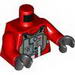 Torso Rebel B-wing Pilot with Flight Suit Print / Red Arms / Black Hands