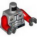 Torso Galaxy Squad Armor with Number 30 on Back Print / Red Arms / Black Hands